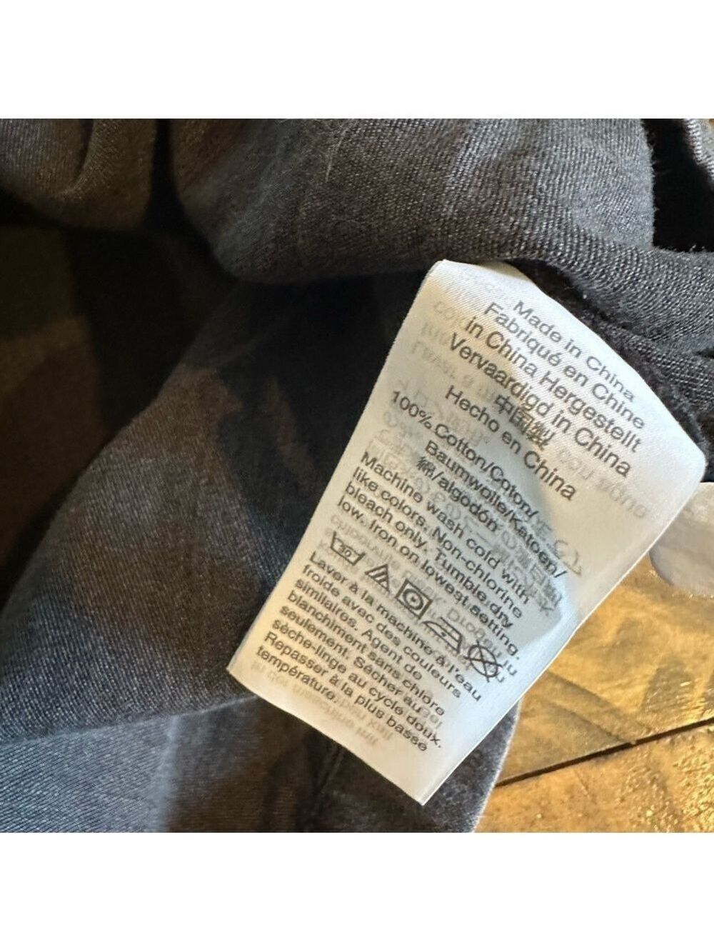 Madewell Charcoal Ruffle Yoke Babydoll Dress Size Small - Picture 6 of 8